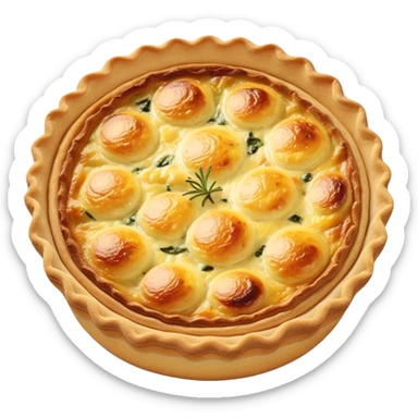 quiche sticker