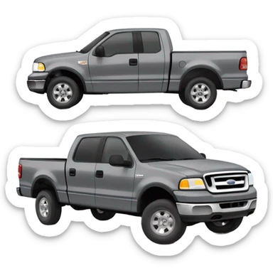 Gray 2002 ford f-150 sticker