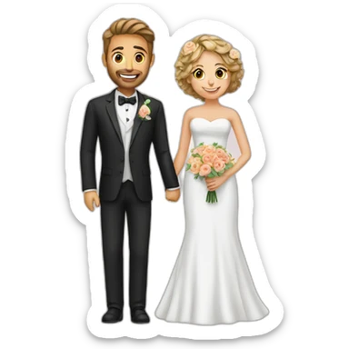Mariage sticker