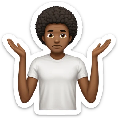 hombre afroamericano cansado de correr  sticker