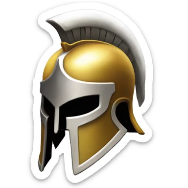 Spartan helmet sidev sticker