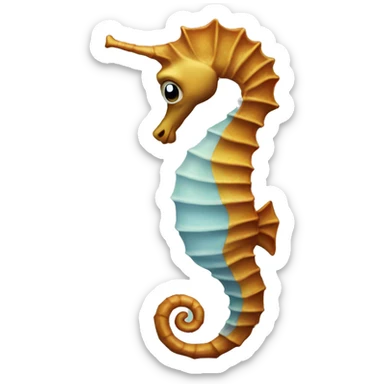 sea horse sticker