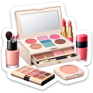 Makeup products with rhode star as brand name  sticker