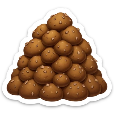 Tuvalete bok yapılmış sticker