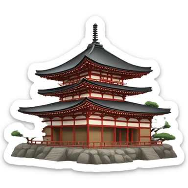 japanese temple in kyoto sticker