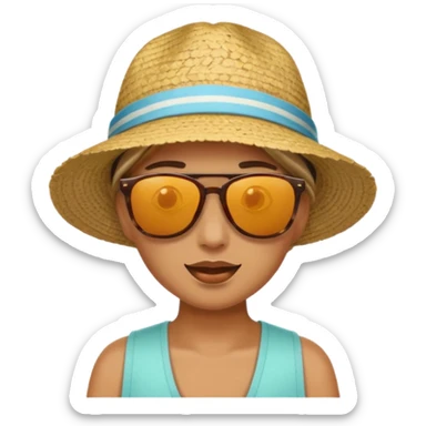 ready for the summer  sticker