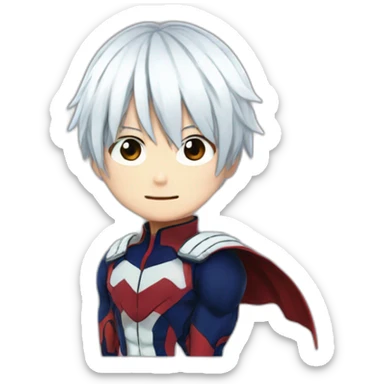 Shoto todoroki de my hero academia sticker