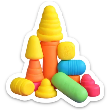 creative Play-Doh creation sticker