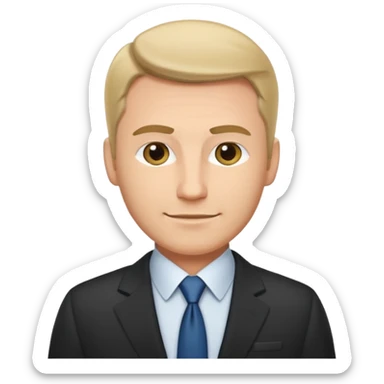 good reputation of a businessman sticker