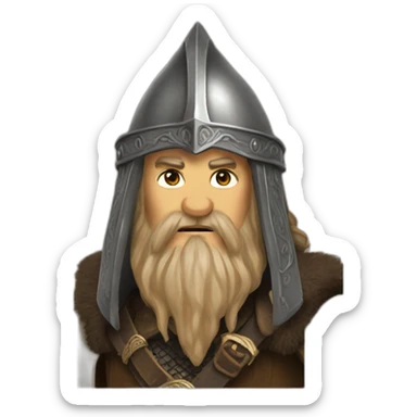 Lord of the Rings Gimli sticker