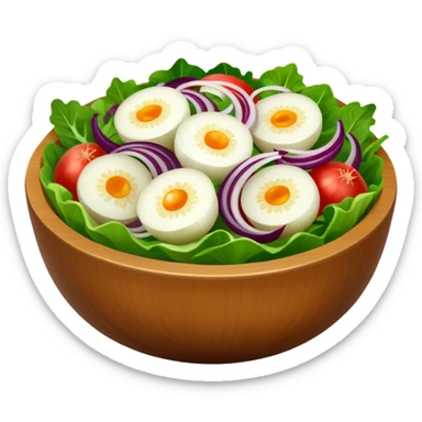 salad with onions sticker