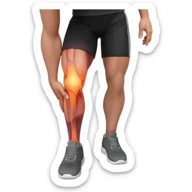 Muscle cramp sticker