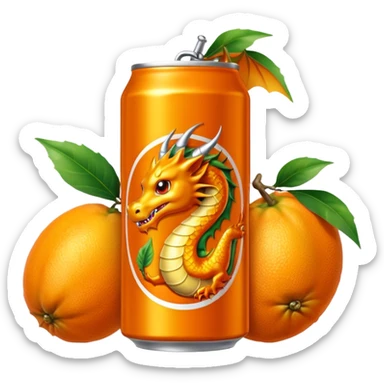 Création d’une canette de fanta saveur mangue fruit du dragon sticker