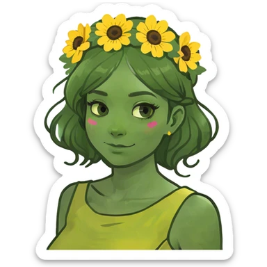 Just a girl sticker
