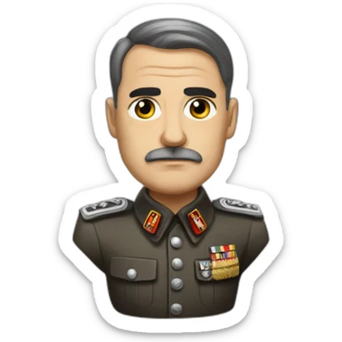 Nazi germany dictator sticker