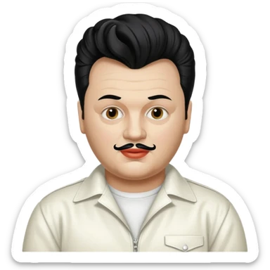 John Wayne Gacy dressed like Elvis sticker