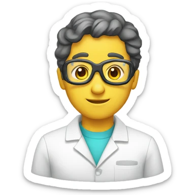 chemist goggles emoji sticker