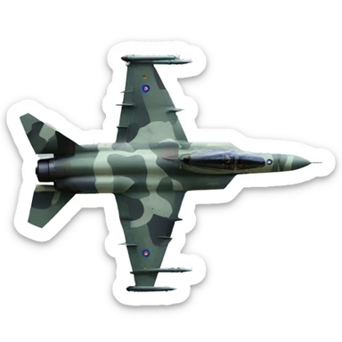 Mirage 2000 camouflage sticker