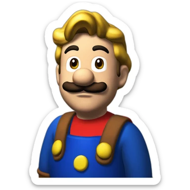 Super Mario 64 sticker