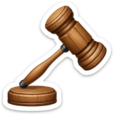 court hammer sticker