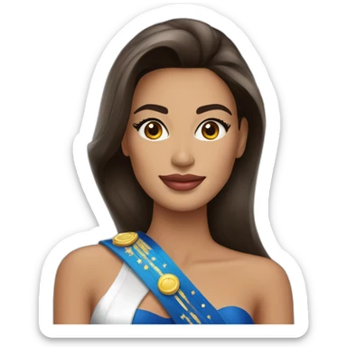 Miss universe Colombia sticker