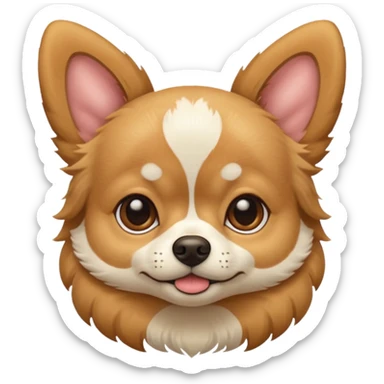 Chiwawa papion sticker