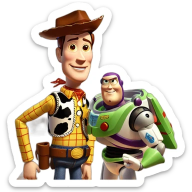 buzz of toy story sticker