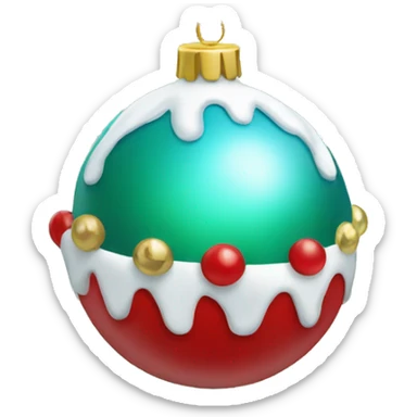 Christmas Ornaments sticker