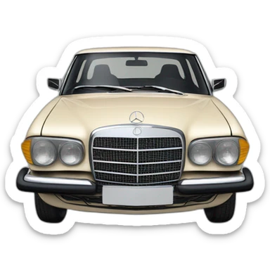 mercedes w115 sticker