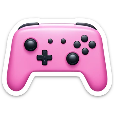 Nintendo Switch in pink  sticker