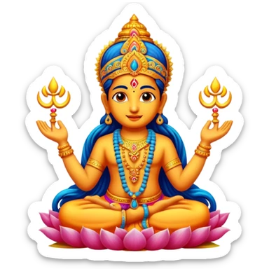 Hindu devotional sticker