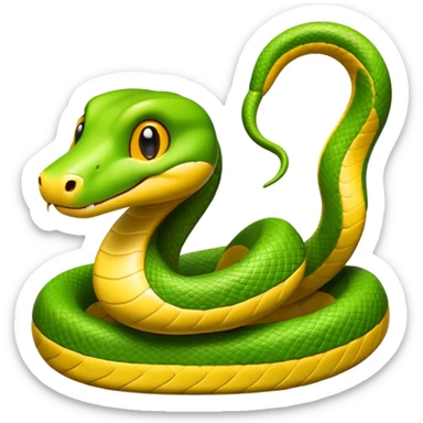 Cute Snake emoji sticker