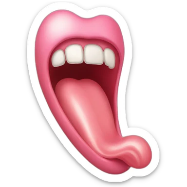 tongue sticker