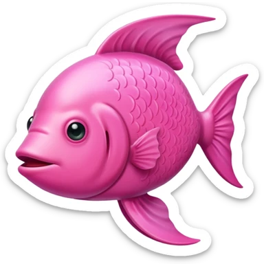 Penis fish  sticker