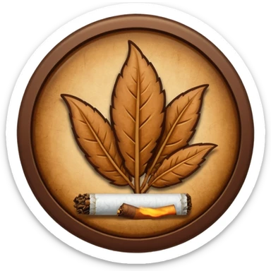  Badge of tobacco sticker