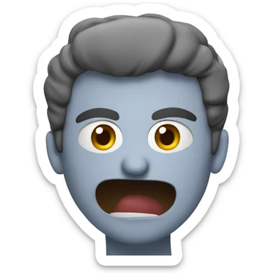 Angry friends at lunch around the tab sticker