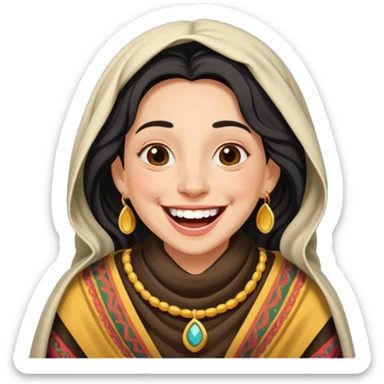 Bruja riendo  sticker