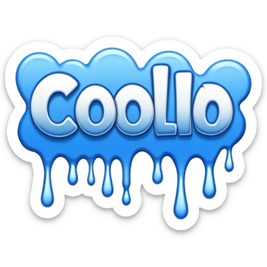 the word COLD in graffiti sticker