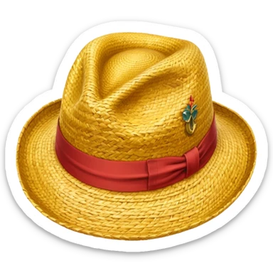chapeau de paille de luffy one piece sticker