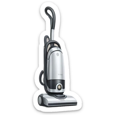 Vacuum cleaner sticker