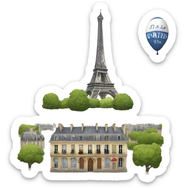 Paris sticker