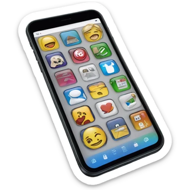 folders inside of a phone sticker