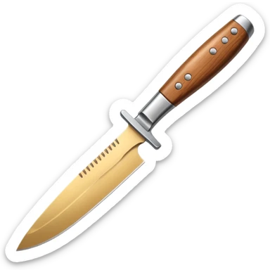 generate me a simple knife sticker