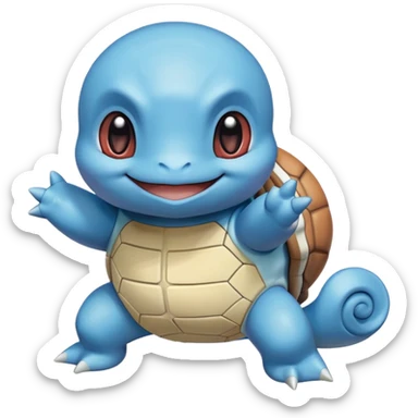 Squirtle emoji sticker
