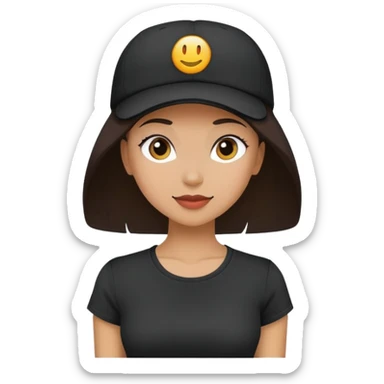 black women's t-shirt with round neck and short cap sleeves, fitted feminine cut, only the garment, isolated on white background, no model sticker