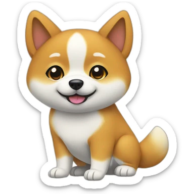 cute-shibainu sticker