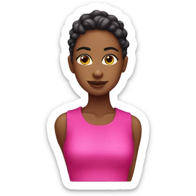 Hot pink thing for girl  sticker