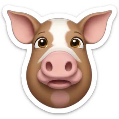 Chevaucheur de cochon sticker