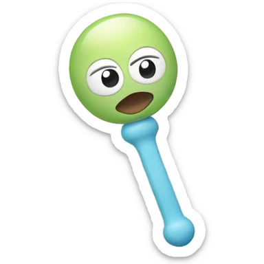 Newborn rattle sticker