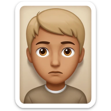 Jealousy - fear of losing someone's affection to a rival - looking around a corner sticker